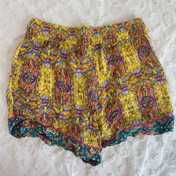 By Anthropologie Forest Fable Shorts Womens Size Small Boho Sleep Lounge - Picture 2 of 4